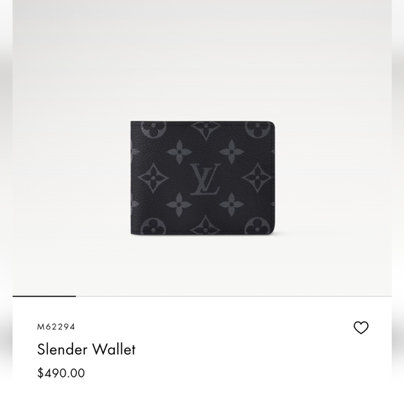 Louis Vuitton Wallet Canvas Black & Grey Mint Condtion 100% Authentic - Picture 8 of 16